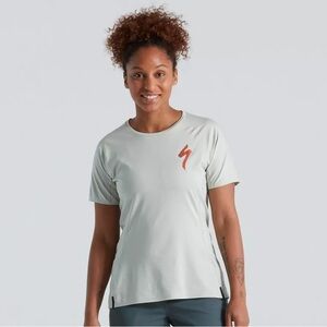 Women's Trail Air Short Sleeve Jersey EUC Size XL Color Spruce